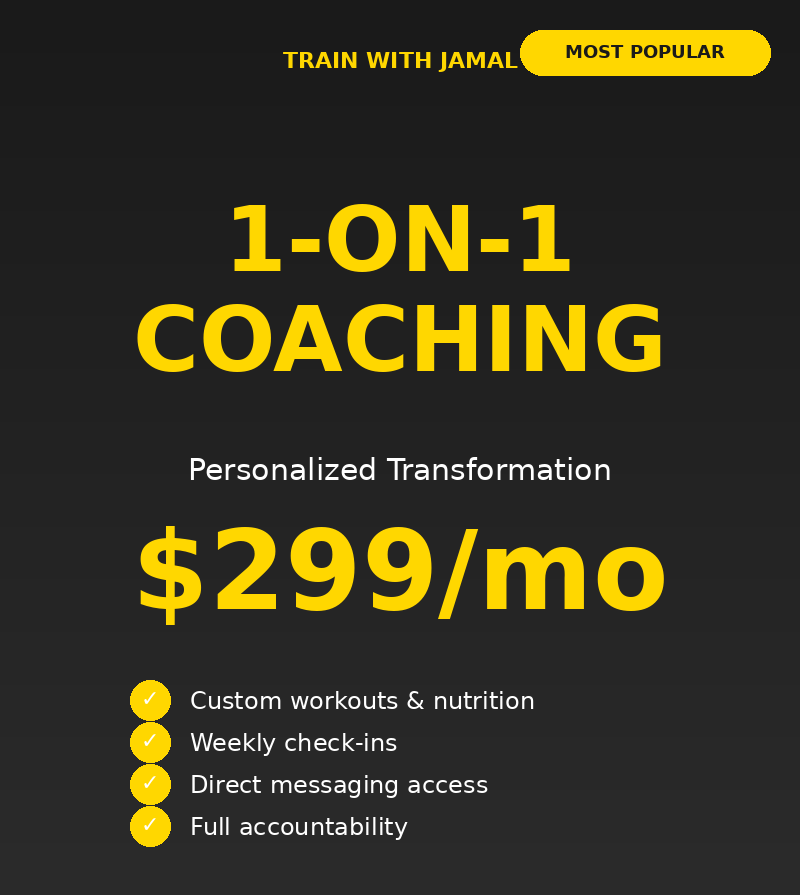 1-on-1 Personalized Coaching
